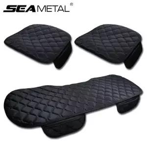 SEAMETAL 플러시 카시트 커버 슬립 소프트 시트 쿠션 자동 의자 보호대 패드 세단 Suv 픽업 트럭 용 범용