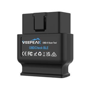 IOS ANDROID용 VEEPEAK OBDC체크 BLE 블루투스 OBD II 스캐너 차량 무선 체크 엔진 라이트 코드 리더 진단 도구