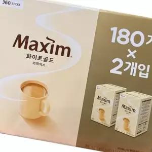 맥심 화이트골드 커피믹스 360T (180Tx2개)