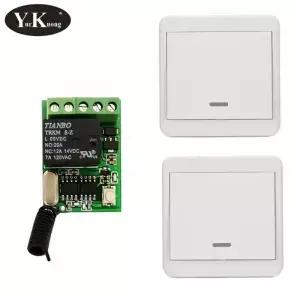 도어 액세스 오프너 원격 제어 스위치 5V 6V 9V 12V 푸시 버튼 RF 무선 315 433 mhz 스마트 홈 알람