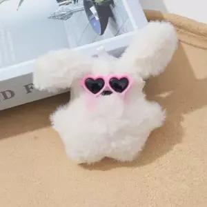 [하프클럽/]하트 선글라스 토끼 인형 가방 참 장식 차 액세서리 꾸미기