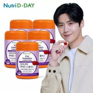 뉴트리디데이 아이구미 루테인 12 플러스 젤리 5병 총150회분