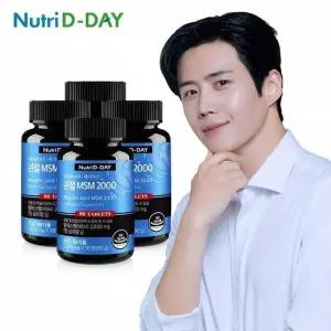 뉴트리디데이 메가렉스 관절 MSM 2000 90정 x 4병 (총360정)