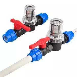 25/32mm PE PVC 수도관 퀵 커넥터 필터 정원 관개 시스템 호스 ？ 스트레이너 여과