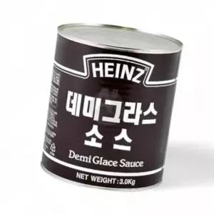 WL 하인즈 데미그라스소스 3Kg X 3개 대용량 함박스테이크소스 오므라이스소스 데미글라스