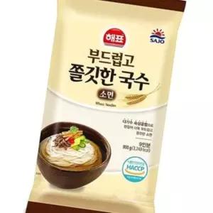 해표 부드럽고 쫄깃한 국수 소면 900g X 3개