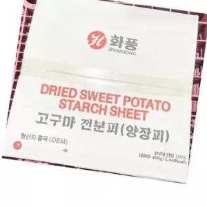 식자재 양장피 화풍 고구마전분피 400g x4개
