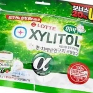 롯데 자일리톨알파오리지날리필기획88g X 24개 (1박스)