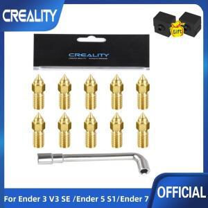 Creality Ender 3 V3 SE 고속 황동 노즐  핫엔드 압출기 깍지  5 7 3D 프린터용  10 개