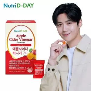 뉴트리디데이 애플사이다비니거 구미 사과초모식초 젤리 1개 60회분