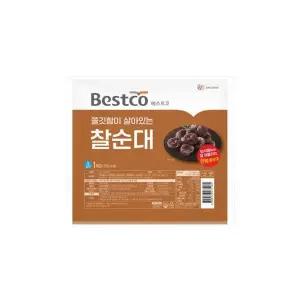 베스트코 찰순대 1kg x 1봉