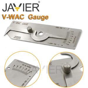 JAVIER  V-WAC 용접 게이지워터린 가장자리 언더컷 검사 미터법 mm 판독