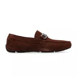 SALVATORE FERRAGAMO  커민 간치니 오너먼트 드라이버 로퍼 020350 768074