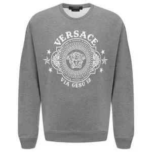 VERSACE  MEDUSA BADGE SWEATSHIRT 1010706 1A07766 1E100 메두사 배지 프린트 맨투맨