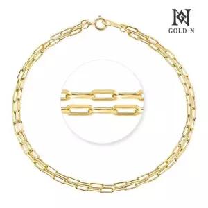 골드앤 14K 럭스 클립체인 두줄 팔찌