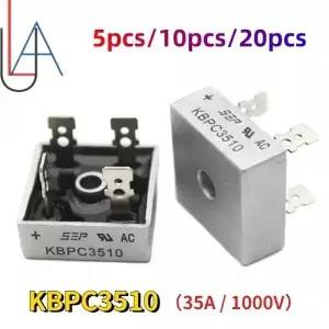LAUBEI 1/2/5pcs/10pcs/20pcs/40pcs KBPC3510 브리지 정류기 다이오드 1000V 35A 전자 키트