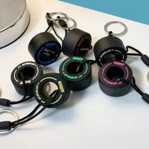 [하프클럽/]F1 타이어 키링 레이싱 굿즈 키체인 모터스포츠 키홀더 자동차