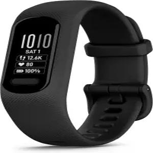 Garmin vivosmart 5 피트니스 트래커 오래 지속되는 배터리 심플한 디자인 블랙