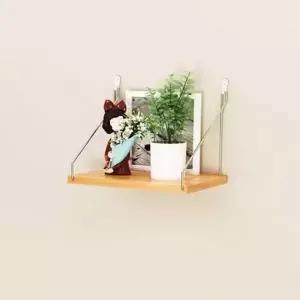 [하프클럽/]무타공 벽선반 30x15cm 내추럴우드