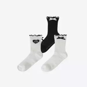 [정상가 12900원]여아 리본 골지 양말 3족 세트 HPKL6GS52G
