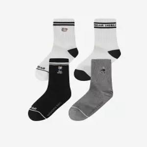 [정상가 12900원][슈베어] 키즈 크루삭스 4족 세트 HPKL8GA04U
