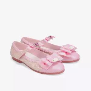 [정상가 49900원][산리오] 펄 라이팅 리본플랫(PINK) HPKWFGA31S