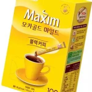 맥심 모카골드 블랙커피 커피만 100T