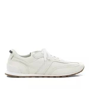 샤이니 루프 텍스처드 가죽 스니커즈 MZDKG3235C4295 WHITE
