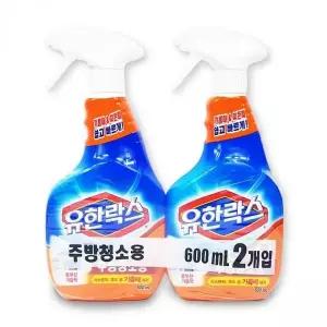 [하프클럽/]유한락스 주방청소용 600ml 찌든때 락스
