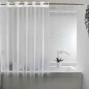 욕실 샤워 커튼을 위한 후크가 필요 없는 방수 라이너 PEVA 72인치 x 78인치 후크리스 3D 실크