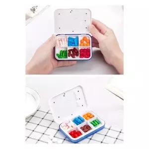 휴대용약통 알람타이머 수납케이스 6칸