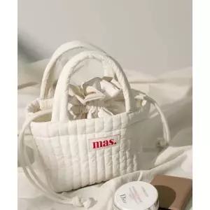 마스마룰즈 MASMARULEZ Stitched cotton mini bag 5008654385 514905