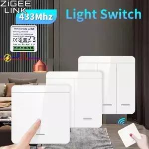 DIY 무선 원격 RF 433 MHz 스마트 스위치 미니 제어 조명 16A 릴레이 리시버 자동화 모듈 가정용 LED 램프
