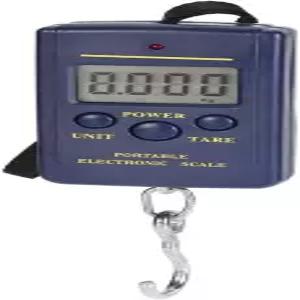 낚시 주방용 휴대용 걸이 저울 무게 40000g/10g ABS 전자 디지털 핸들 스프링 홈 블루