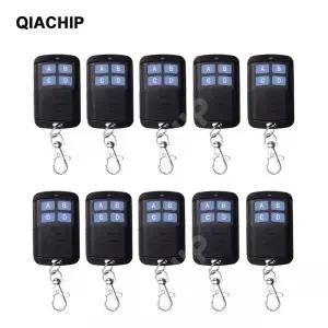 QIACHIP RF 433 MHz 4 채널 버튼 EV1527 원격 제어 스위치 송신기 무선 스마트 홈 게이트 차고 오프너