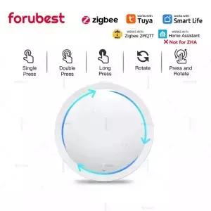 ZigBee 스마트 노브 스위치 DIY 무선 장면 버튼 회전식 조광기 Z2M 용 가전 자동화 연결 리모콘