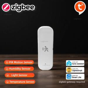 Zigbee 3.0 PIR 모션 센서 Tuya 스마트 라이프 Mmwave 레이더 습도 온도 광 감지기 2MQTT 홈 어시스턴트