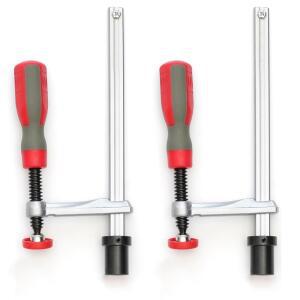 2pc 목공 데스크탑 고속 작동 홀드 다운 클램프 클립 벤치 용 손 트위스트 19/20MM 구멍 도구