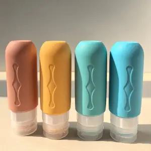 [하프클럽/알티피아]여행용 공병 실리콘 휴대용 4p 수영장 공병 샴푸통