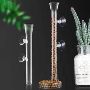 [하프클럽/알티피아]고운물 피딩실린더 25cm 어항용품 유리 세트 35cm