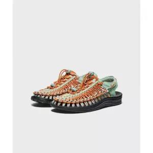 킨 KEEN 유니크 여성 샌들 Granite GreenGold Flame 운동화, 샌들, 슬리퍼, 등산화