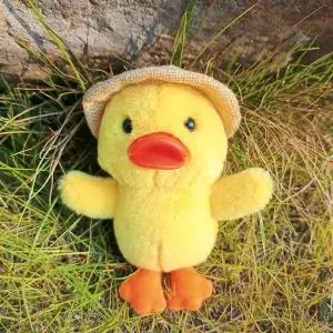 [하프클럽/]밀짚모자 오리 고리 키홀더 가방꾸미기 부자재 고리 선물 재료