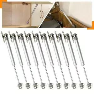 10PCS 압력 100N 10KG 가구 캐비닛 도어 스테이 소프트 닫기 힌지 유압 트 지지대