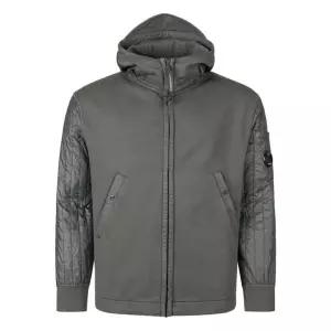 25FW 퀄팅 소매 후드집업 다크그레이 19CMSS054A 005835M 978