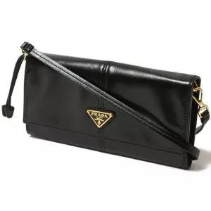 PRADA  26SS 숄더 스트랩 가죽 지갑 1MT036 2CYR F0002