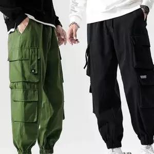 [하프클럽/]빅사이즈 남자 조거 팬츠 데일리 남성 카고 바지 워크 밴딩