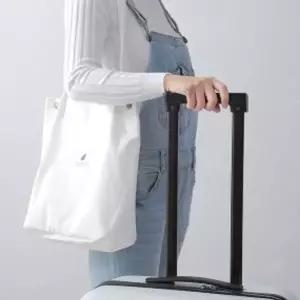 [콩심팥심]가방 데일리 코듀로이 숄더백 화이트 골덴 에코백