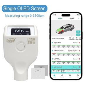 두께 측정 테스터 0-3500μm 디지털 페인트 LS230 자동차 검사 장치 감지기 코팅