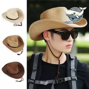 편안한 여름 카우보이모자 통기성 좋은 햇볕차단 모자