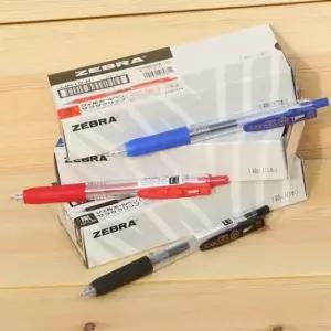 제브라 0.3mm 얇은 중성펜 사라사 클립 1다스(10자루)